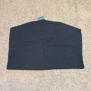 XL Black Tube Crop Top, Wild Fable